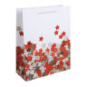 Пакет подарочный бумажный тм LADECOR, L 26x32x10 см, 4 цвета, звезды