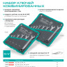 Набор ключей комбинированных 6-17 мм, 6 шт., CrV, матовый хром Stels