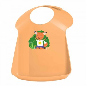 Нагрудник детский 345х240х52 мм оранжевый 43132700852 Бытпласт