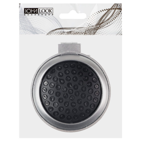 ЮНИLOOK Расческа складная с зеркалом Дорожная, пластик, 6,5см, 4 цвета, P-01