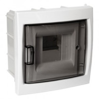 Bylectrica бокс (корпус) пластик ЩРВ-П- 4 мод. встраив. с дверцей, опломбировка, IP20 (КНС-4Д)