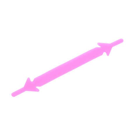 Набор шнурков 6шт, силикон, 9см, 4 цвета