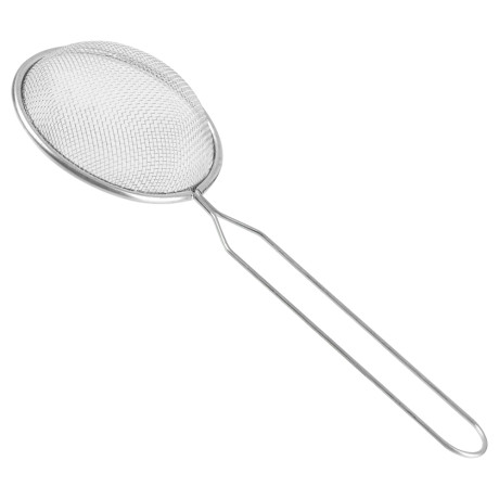 Сито с ободом и ручкой 8см, металл