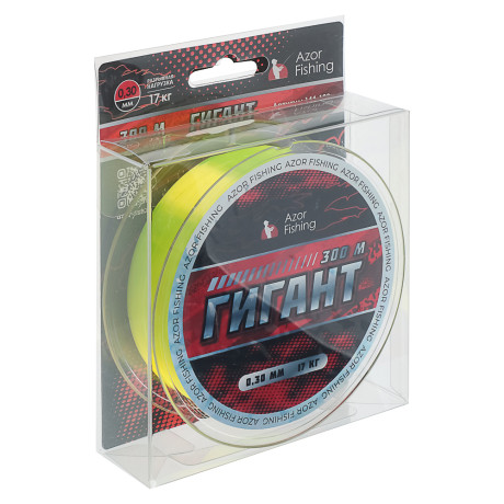 AZOR FISHING Леска ГИГАНТ, 300м, 0,30мм