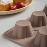 SATOSHI Алион Форма для выпечки маффинов 6 ячеек 29x17,4х3,6см, силикон