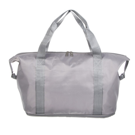 Сумка дорожная с расширением на молнии, полиэстер, 55х44х23см, 3-5 цветов