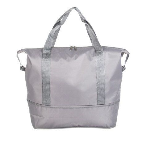 Сумка дорожная с расширением на молнии, полиэстер, 55х44х23см, 3-5 цветов