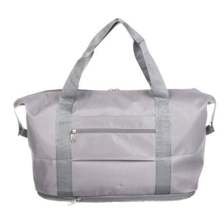 Сумка дорожная с расширением на молнии, полиэстер, 55х44х23см, 3-5 цветов