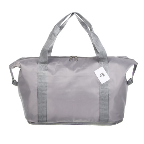 Сумка дорожная с расширением на молнии, полиэстер, 55х44х23см, 3-5 цветов