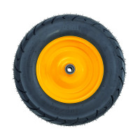 Колесо пневматическое бескамерное 16х4.00-8 D410мм, d12мм, длина оси 104мм Denzel