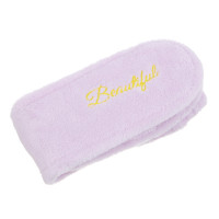 ЮНИLOOK Повязка гибкая для косметических процедур 3 в 1, полиэстер, р-р 54-56, фиолетовый, МП-2