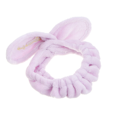 ЮНИLOOK Повязка гибкая для косметических процедур 3 в 1, полиэстер, р-р 54-56, фиолетовый, МП-2