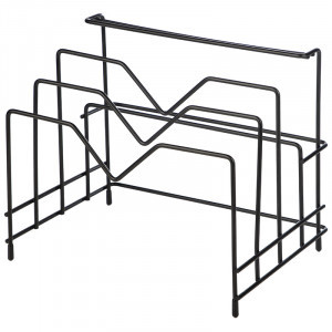 Держатель настольный для крышек/досок L’ordine Nero, 26,5*19*21см, 107587 Mallony