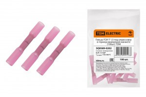 TDM Гильза ГСИ-Т 1,5 под опрессовку в термоусаж. манжете (уп.100шт, цена за уп.) (5!) SQ0589-0202