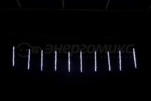 Гирлянда "Тающие сосульки" (24V) 240LED бел. 2,8м, 8шт*50см, шаг40, IP20, б/п 256-313-6 Neon Night