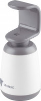 Диспенсер для жидкого мыла/моющего средства SAUBER 0,4л (8,5*8,5*20см), Г-обр носик 105844 Leonord