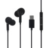 Наушники проводные внутриканальные BY Space Connect PRO с микрофоном, TYPE-C, 120см, чёрный