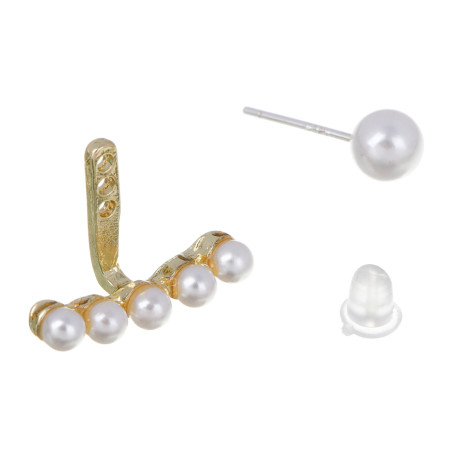 Серьги, бижутерия, сплав, БЖ-34