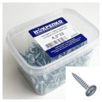 Саморез с прессшайбой острый 4,2*32 (200 шт EC) (цена за уп) НАКРЕПКО 200905