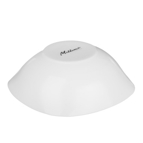 MILLIMI Маки Салатник, опаловое стекло, 480мл, 16.5х5.5см, квадратная форма