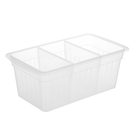 Корзинка для специй 3 секции 27x15x10см, пластик