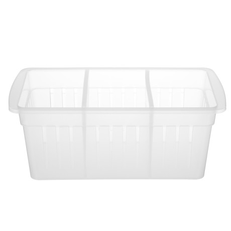Корзинка для специй 3 секции 27x15x10см, пластик