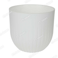 Горшок "Альфа" 6л Белый с вклад А22-10 Ливингрин (4)