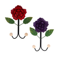 INBLOOM Крючок-вешалка &quot;Роза&quot; 12х5х18 см, металл