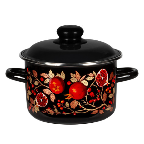 Гранат Кастрюля эмалированная 2л