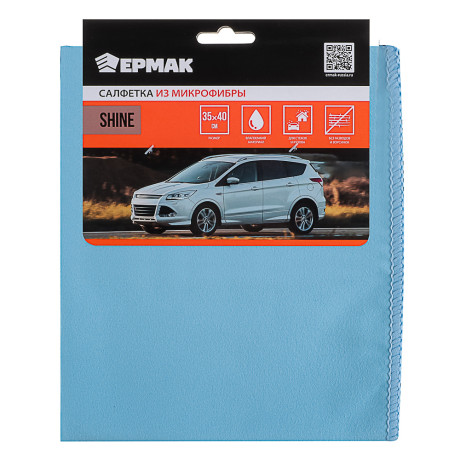 Салфетка из микрофибры, 35х40см, Shine