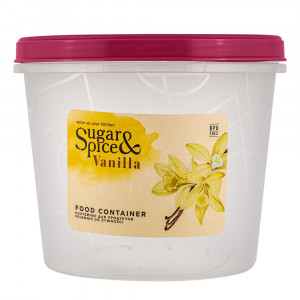 Банка для продуктов Sugar&amp;Spice Vanilla с завинчивающейся крышкой 0,7л, пластик, 3 цвета