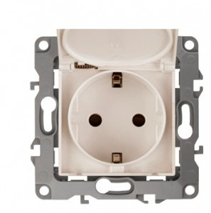 ЭРА 12 мех. роз. СУ 1 мест. 16А земля, шторки, крышка, сл.кость, автоклеммы 12-2103-02 0738