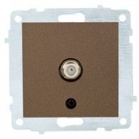 OVIVO мех. роз. СУ 1 мест. спутник (F-коннектор) мокка (ко всем рамкам) 600-000319-231