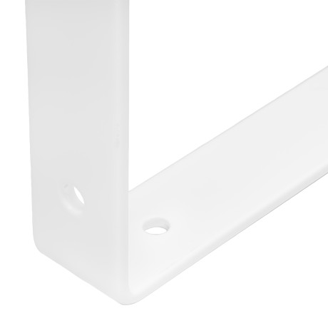 Кронштейн усиленный, 250 х 200 х 30 х 4 мм, белый Сибртех