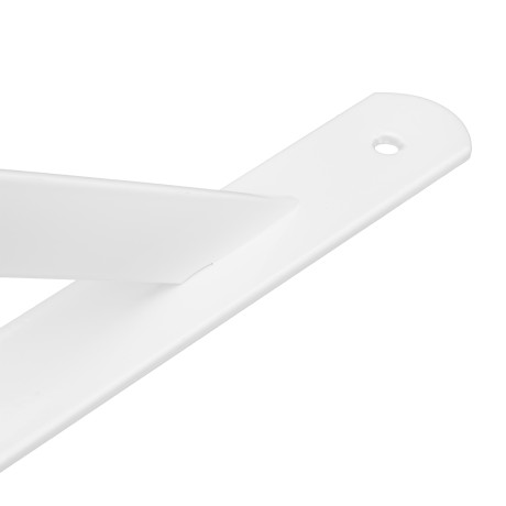 Кронштейн усиленный, 250 х 200 х 30 х 4 мм, белый Сибртех