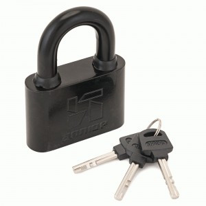 АЛЛЮР "Престиж" BC2С-701 Стальной черный  3кл d=10,5мм Ширина 70мм Высота 45мм Замок навесной (24,6)