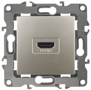 ЭРА 12 мех. роз. СУ HDMI перламутр, автоклеммы 12-3114-15 5158