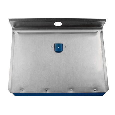 Лопата для уборки снега тротуарная, алюминиевая, 500 х 400 мм, без черенка, Сибртех