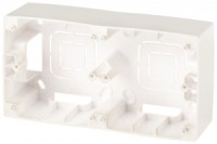 ЭРА 12 коробка-переходник ОУ для накл. монтажа 2 пост. роз. перламутр 12-6102-15 5592