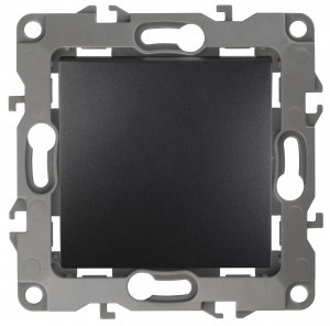 Эра12 кнопка СУ, 10АХ, антрацит, 250В, IP20, 12-1111-05 6200