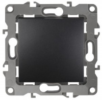 Эра12 кнопка СУ, 10АХ, антрацит, 250В, IP20, 12-1111-05 6200