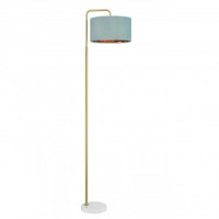 LUMION 8074/1F NEOCLASSI LN25 зол./зеленый, мет./камень/текстиль Торшер E27 60W 220V AVIOLA
