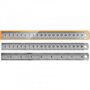 Линейка металлическая 20 см Attache 514966