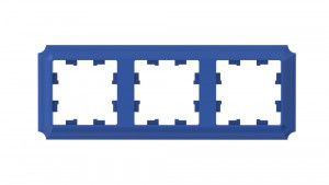 Systeme Electric AtlasDesign ANTIQUE рамка СУ 3 мест. АКВАМАРИН ATN101103 (5!)