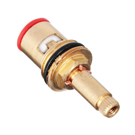 Кран-букса для смесителя 1/2", 24шл., шток 8х6мм, 90 градусов, металлокерамика