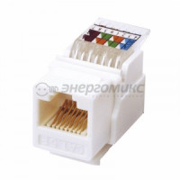 Гнездо вставка RJ-45 (Keystone Jack) CAT5e, ТИП-2 REXANT цена за шт (10!), 03-1012