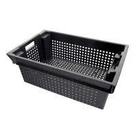 Ящик для овощей (600*400*200) черный НН х1