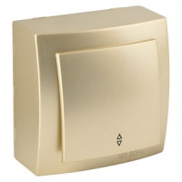 Nilson THEMIS выкл. проходн. ОУ 1 кл. золото 26151007