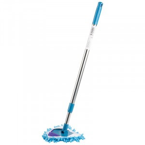 Стекломойка (насадка 16*16см) микрофибра, черенок 57-93см телескоп, нерж сталь 104083 Рыжий кот