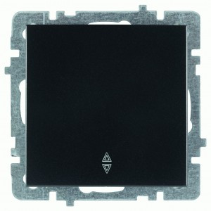 Nilson TOURAN-ALEGRA-THOR мех. выкл. СУ 1 кл. (проходной)  матовый черный 24380407